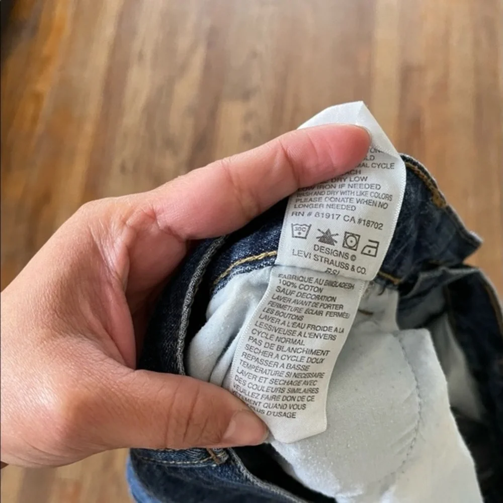 Levi's 550 Jeans Youth Size 12 Husky Relaxed Straight Fit 100%Cotton - Picture 8 of 8